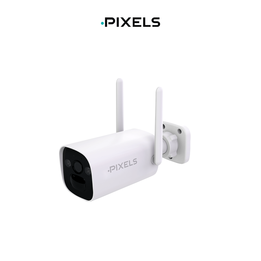 กล้องวงจรปิดไร้สายภายนอก PIXELS CCTV PX-AI-B02 แบตเตอรี่ไร้สาย 5200 MAH_1
